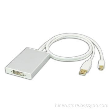 Mini Display Port + USB to DVI Dual-link Adaptor